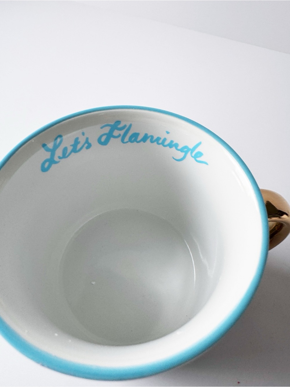 Lilly Pulitzer Printed Mug Sprout Green Lilly On Holiday Let’s Flamingle | NWT - Picture 8 of 9